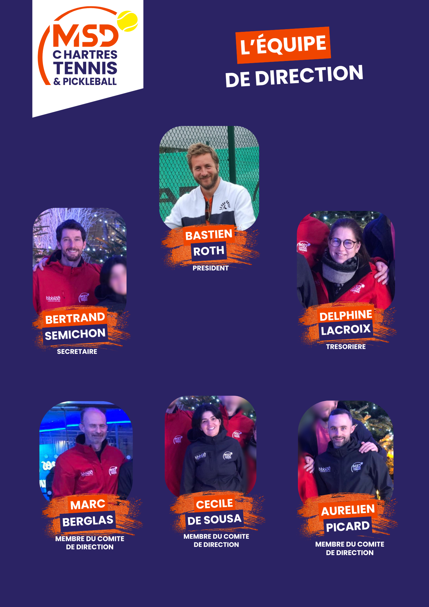 Dirigeants msd chartres tennis & pickleball